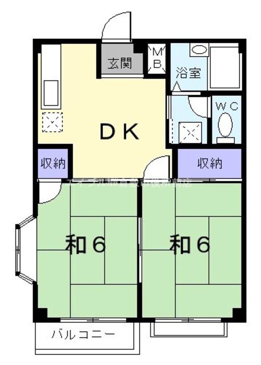 間取図 エルディム小田