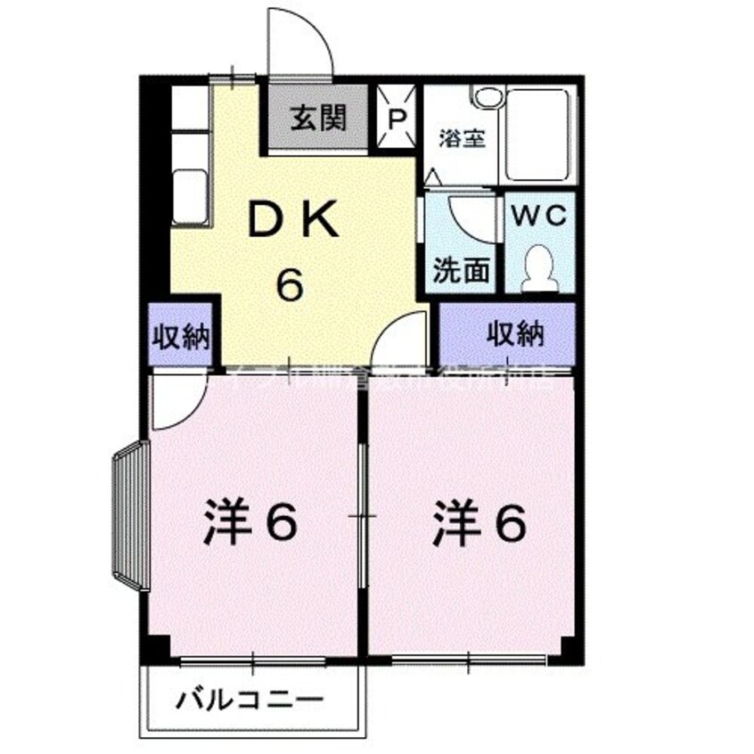 間取図 エルディム山崎