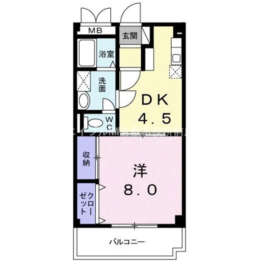 間取図 グランパス２１