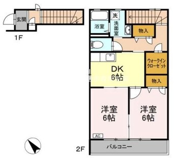 間取図 グランシード三宅