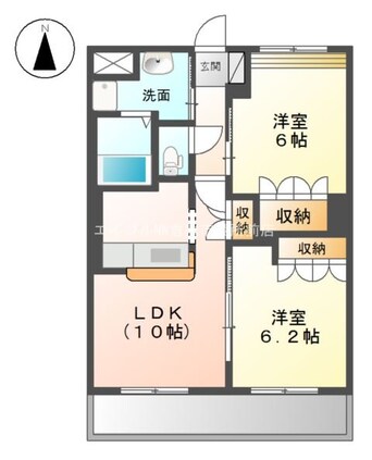 間取図 メイプルハイツ