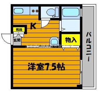 間取図 ガーディニアシティー稲荷町