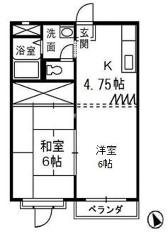 間取図 LMメゾン　A棟