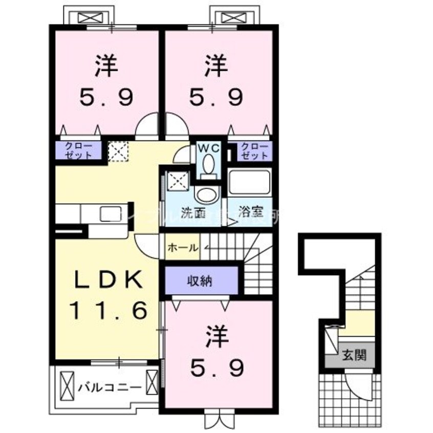 間取図 パレットＢ