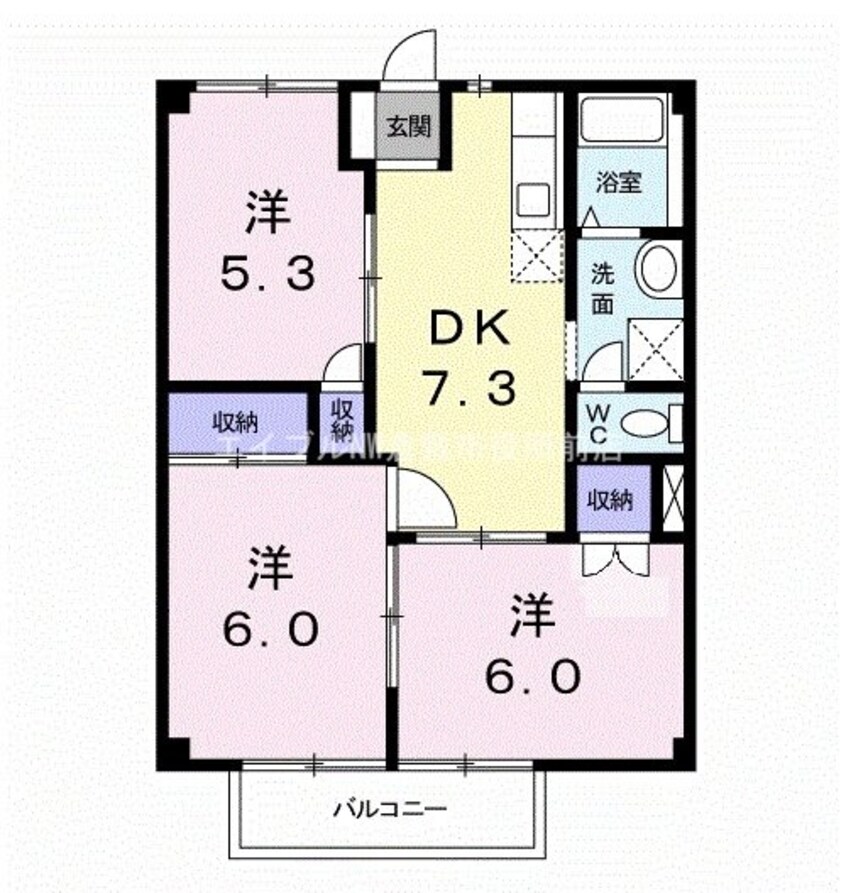 間取図 スマイル天満