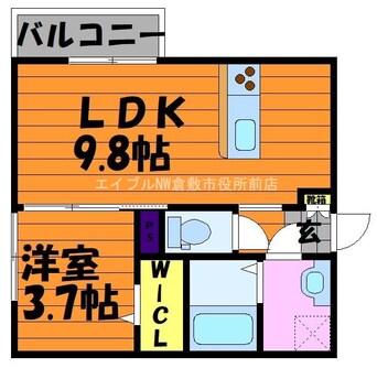 間取図 アーブルヴィラージュB棟