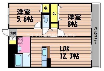 間取図 グランメゾンKS