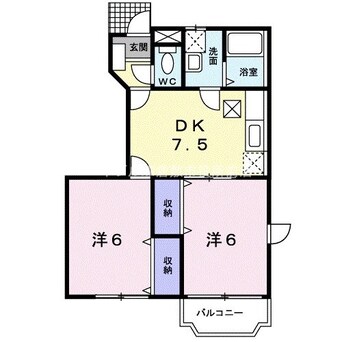 間取図 ピュアスペ－ス