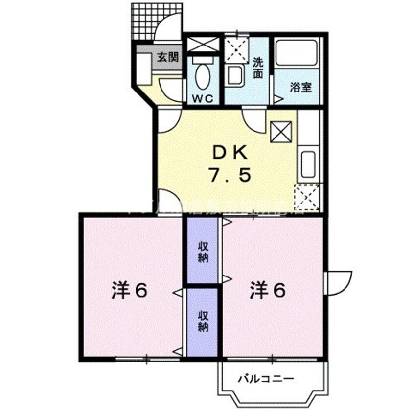 間取図 ピュアスペ－ス