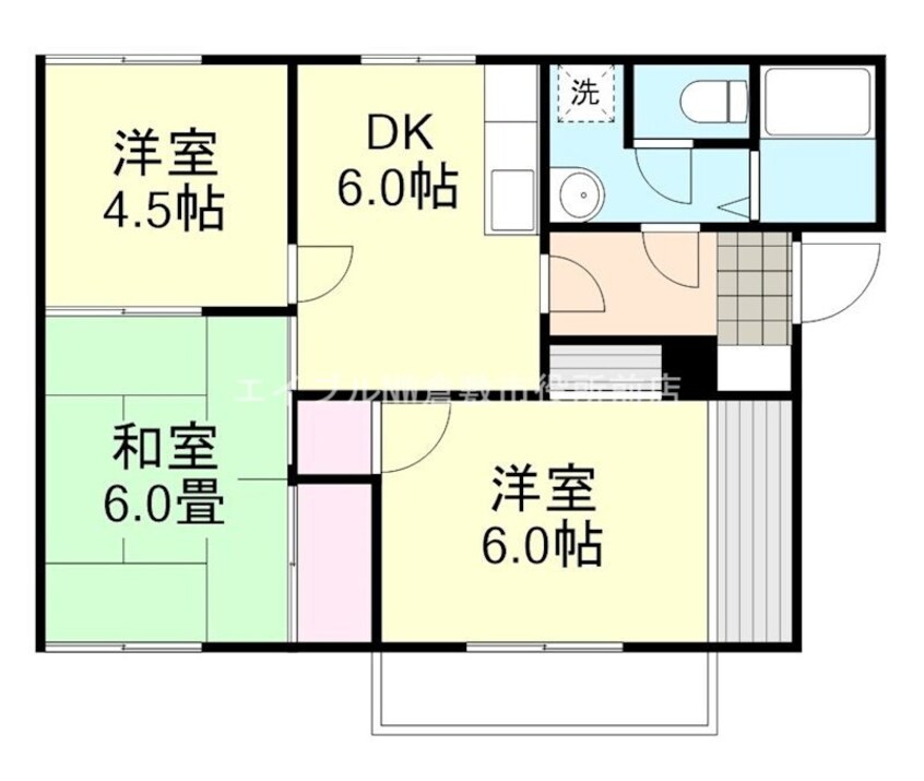 間取図 コーポ三宅Ａ棟