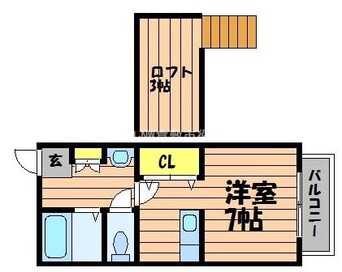 間取図 メゾネット日ノ出