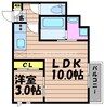 GRANDTIC　水江 1LDKの間取り