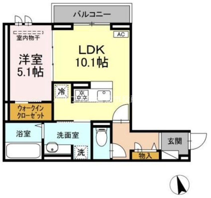 間取図 セイル倉敷