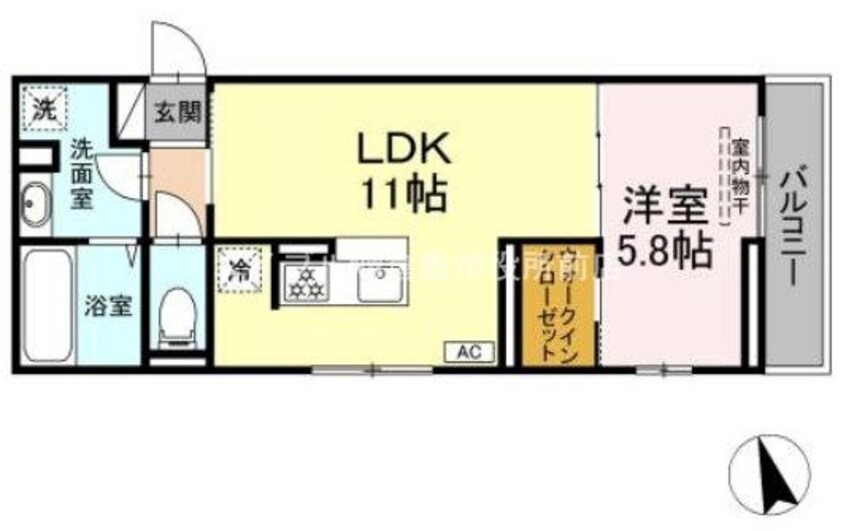 間取図 セイル倉敷