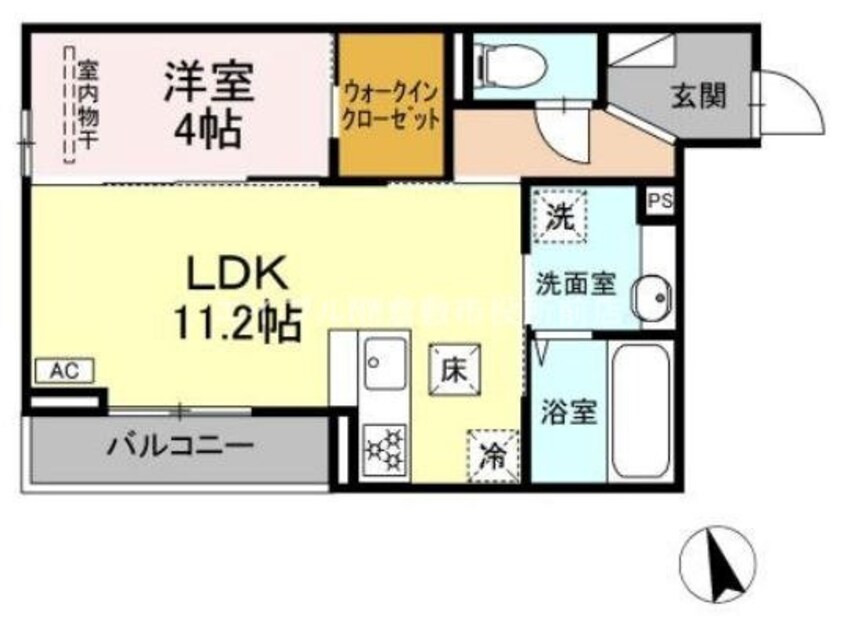 間取図 セイル倉敷