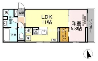 間取図 セイル倉敷