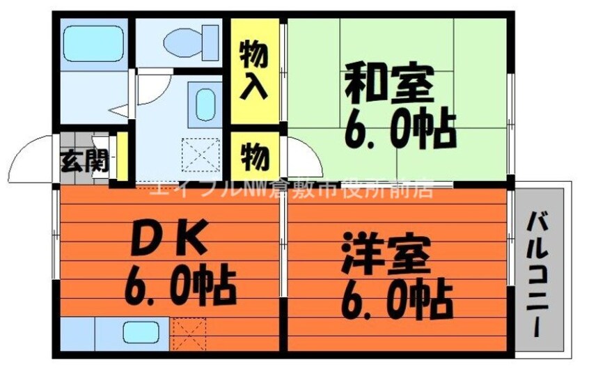 間取図 カームナガセ