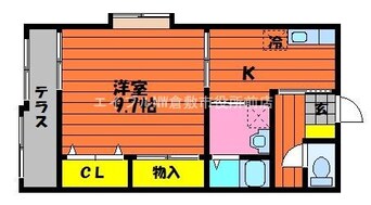 間取図 ハイツサーシャⅡ