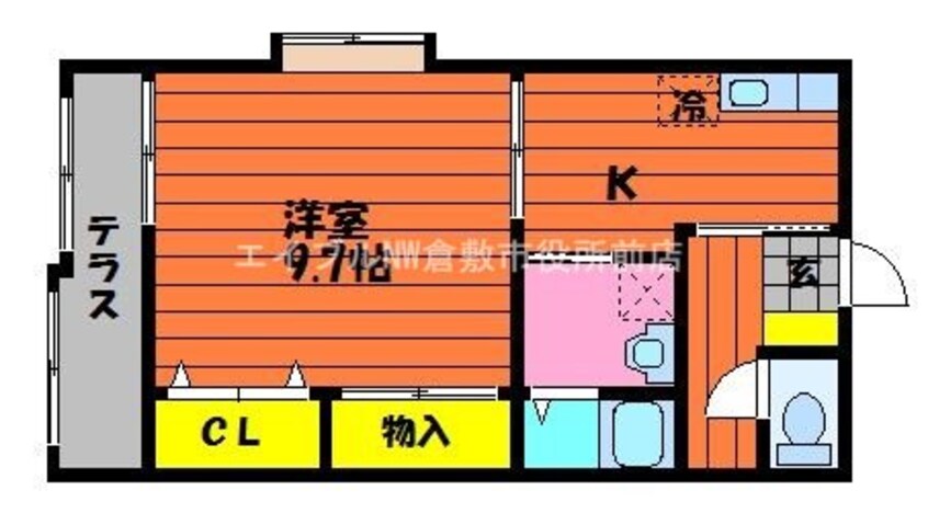 間取図 ハイツサーシャⅡ