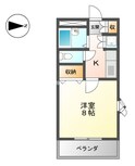 シティーハイツの間取図