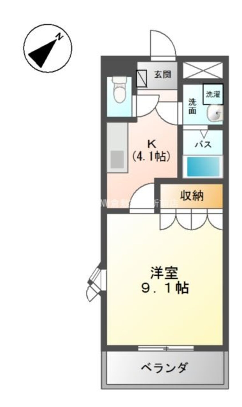 間取図 グリーンヒルズ