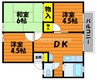 永瀬ＡＰ 3DKの間取り