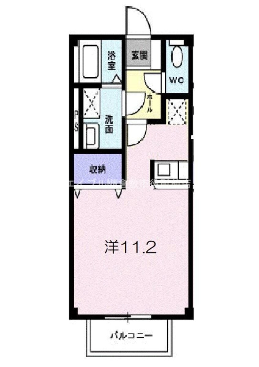 間取図 レグルス早島