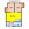 エトワールふるさわⅡ 2LDKの間取り
