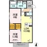 エル桑木場 2LDKの間取り