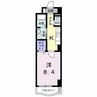 クレアール京町 1Kの間取り