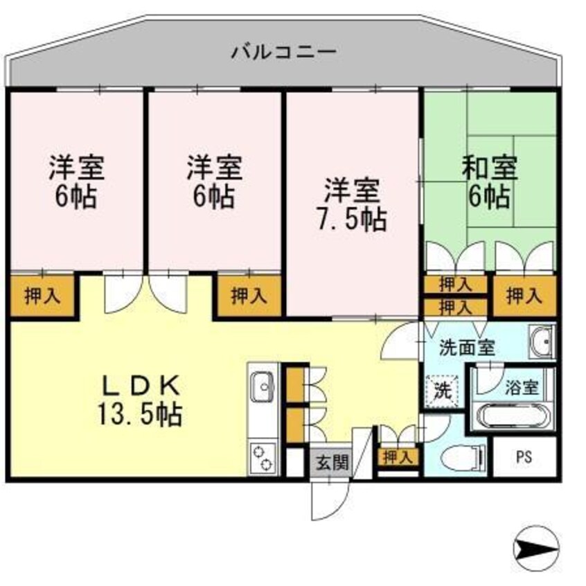 間取図 高砂スクエアビル