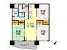 ダイヤヒルズ島瀬 3LDKの間取り