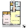 ロイヤルタウン早岐Ａ 1LDKの間取り