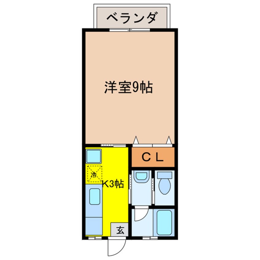 間取図 ビューヒルズ