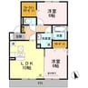 さくらコンフォート 2LDKの間取り