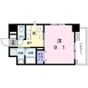 カーサ プリンセス 1Kの間取り