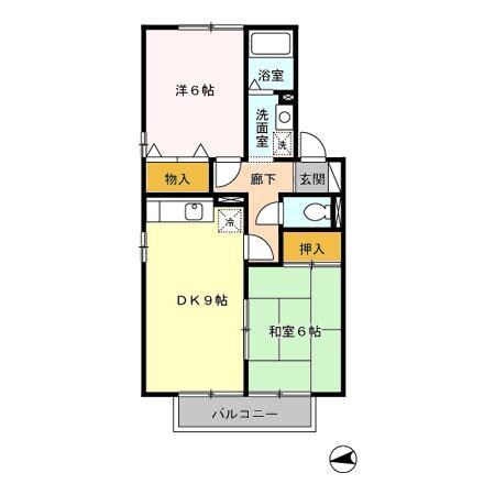 間取り図 グリーンハイツ