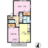 タスカータソルテＡ 2DKの間取り