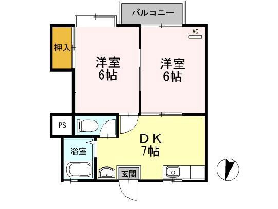 間取り図 ファーストインキャニオンハウス Ⅰ