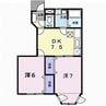ヌーヴォー・マツダＢ 2DKの間取り