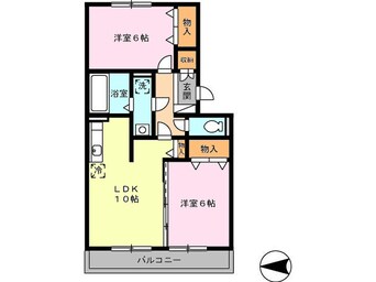 間取図 ロイヤルガーデン小佐世保　Ｃ棟