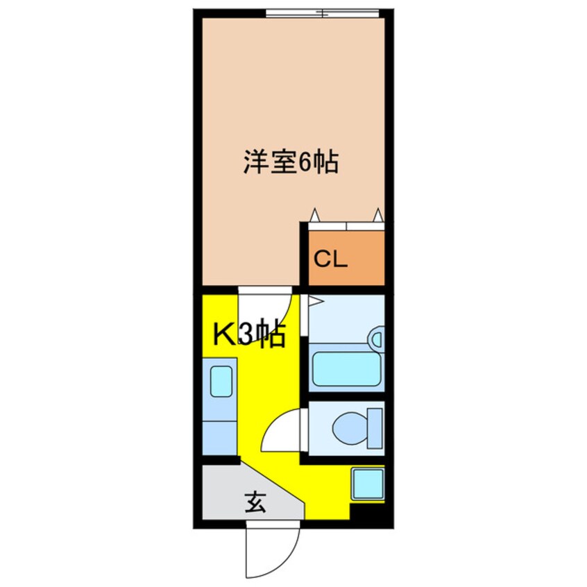 間取図 瀬戸越ハイツ