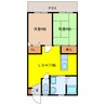 瀬戸越ハイツ 2LDKの間取り