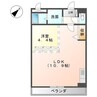 シャンボール 1LDKの間取り