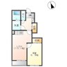 アンフィール 1LDKの間取り