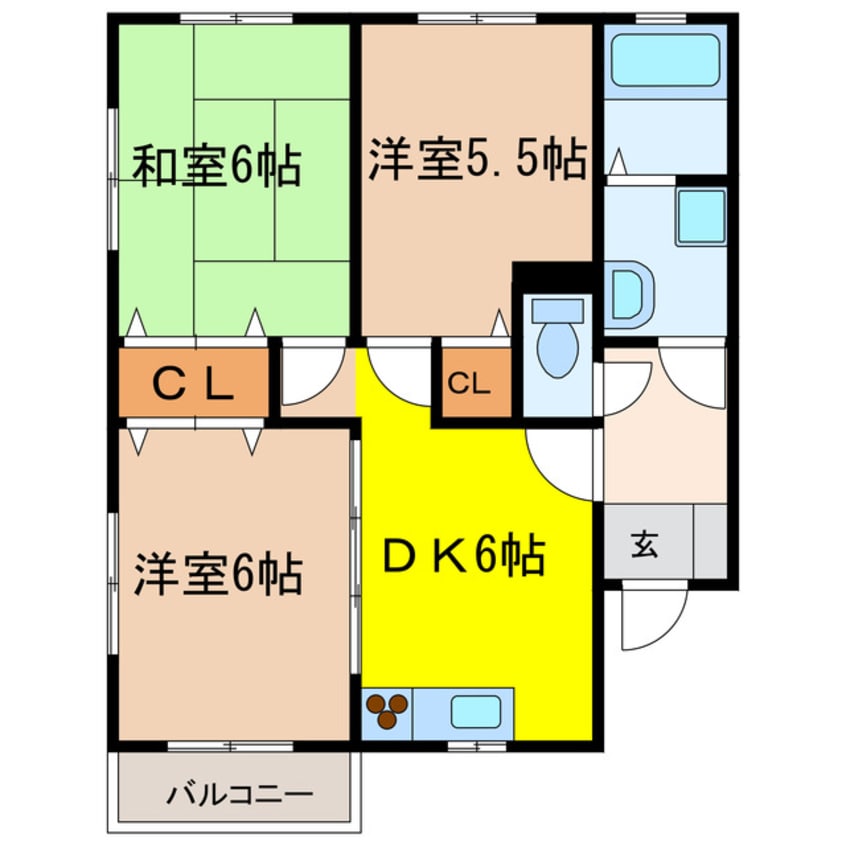 間取図 ロイヤルヒルズＭ