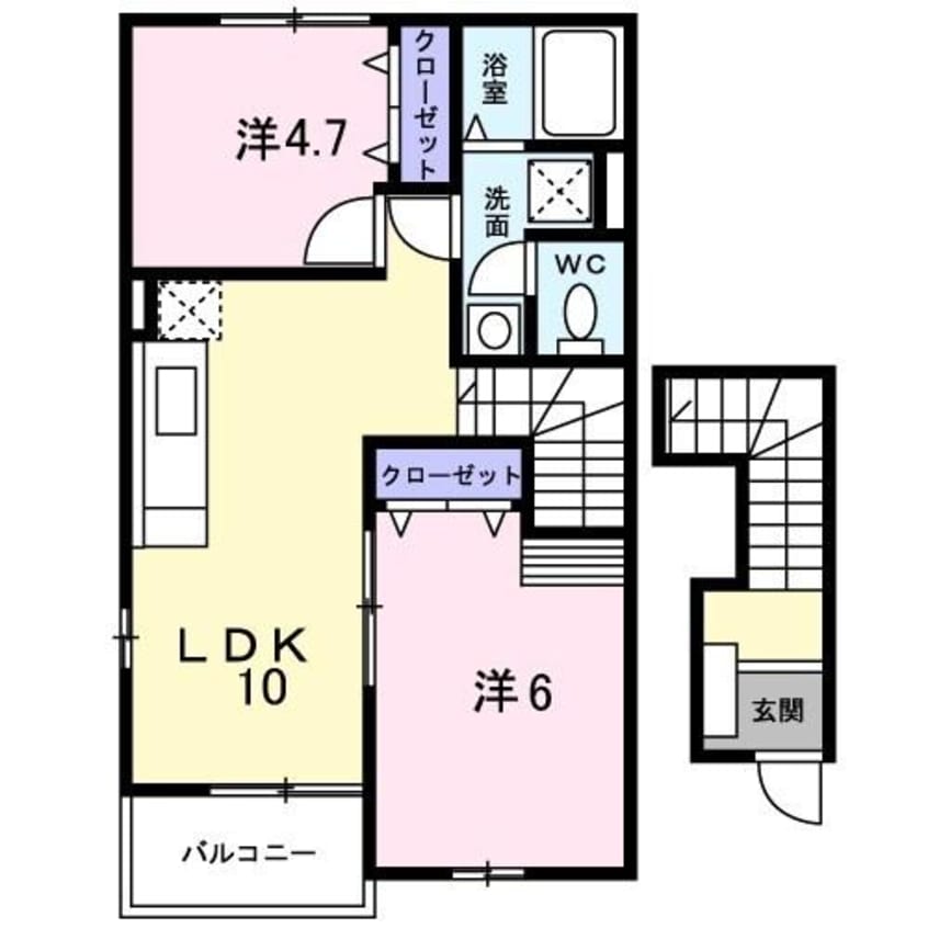 間取図 レジデンス四季Ｂ