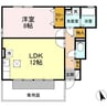 ロイヤルガーデン天神　Ｃ棟　 1LDKの間取り