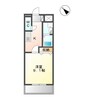 フォレストハイ 1Kの間取り