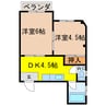 山本ビル 2Kの間取り